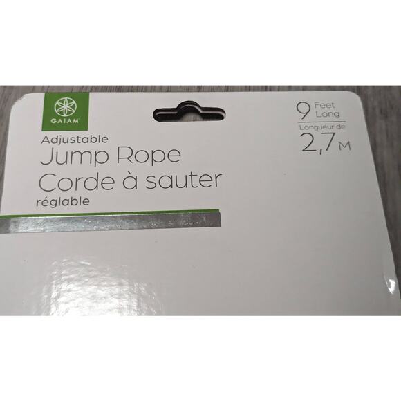 Gaiam Adjustable Speed Rope (9ft long) - Picture 3 of 3